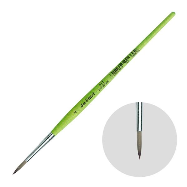 スクール＆クラフト用途に最適な、お求めやすい価格の画筆です。特殊な技術で開発された、非常に柔らかい合成繊維を使用しており絵具含みのいい筆です。＜仕様＞穂先の形状：ラウンド(丸)毛の種類：シンセティック号数：No.4穂丈×巾：16.0×2.8...