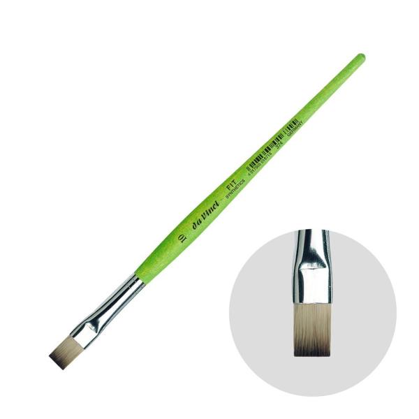 スクール＆クラフト用途に最適な、お求めやすい価格の画筆です。特殊な技術で開発された、非常に柔らかい合成繊維を使用しており絵具含みのいい筆です。＜仕様＞穂先の形状：フラット(平)毛の種類：シンセティック号数：No.10穂丈×巾：15.0×9....