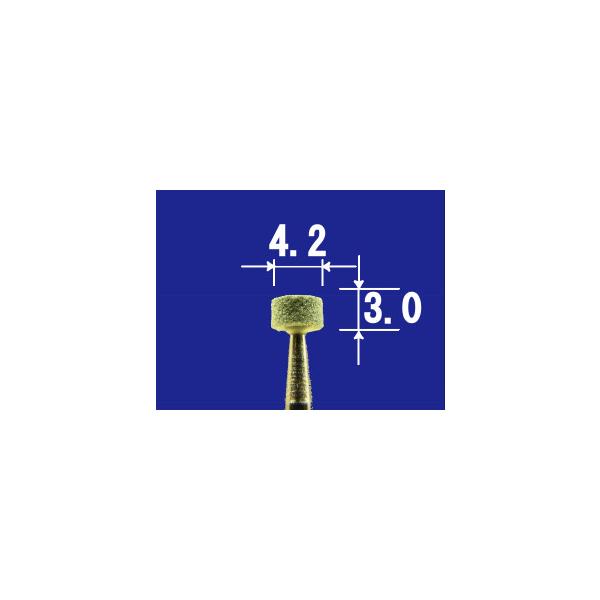 軸付砥石軸径φ2.34mm商品画像は代表画像です。形状は画像の通りですが、粒度（品番）により色が異なります。あらかじめご了承ください。粒度ピンク：#120グリーン：#180ホワイト：#600