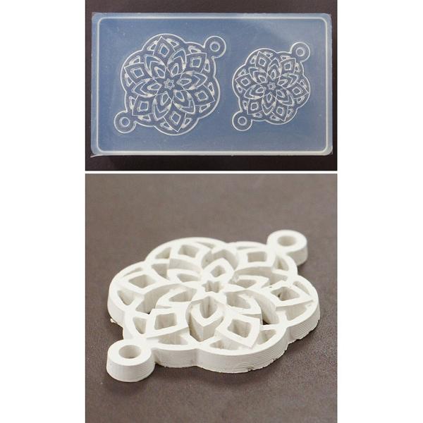 （約）/幅28×長さ48×厚み8mm制作に必要な銀粘土のg数大（約）3.5g、小（約）2g※商品画像について※商品には含まれていない材料・道具を使った作成見本画像や、別品番（別デザイン）の商品を使った使用例画像が掲載されている場合があります...