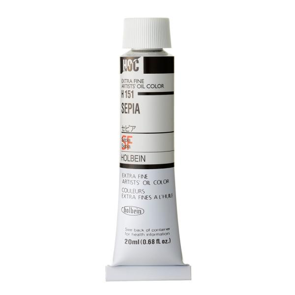 [3本セット] ホルベイン 油絵具 6号 20ml H151 セピア