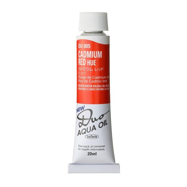 [3本セット] ホルベイン DUO 6号 20ml DU005 カドミウム レッド ヒュー (023005) 水可溶性油絵具