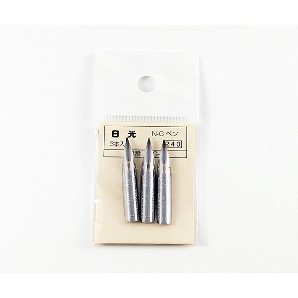 線の強弱がつけ易い、ペン先の中で最も太い線が書けるペン先です。線の強弱を思い通りに付けるには、多少の慣れが必要です。■特徴／ 小口でお買い上げできるので、まずはお試しにどうぞ！■用途／ マンガのキャラ、効果線＊線の強弱（強は太い線、弱は細い...