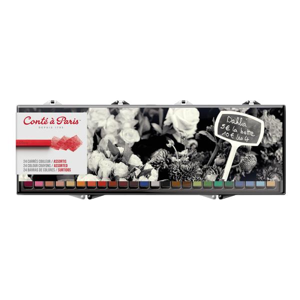 �R���e�E�A�E�p�� �J���E�R���e �J���[ 24�F�Z�b�g �v���X�`�b�N�{�b�N�X�A�\�[�g 22209131 Conte a Paris