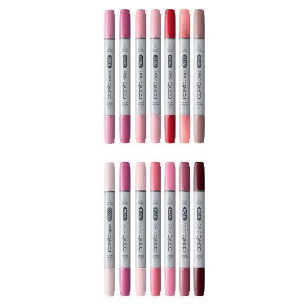 コピックチャオ RV (Red Violoet) 系全14色セット : アークオアシス