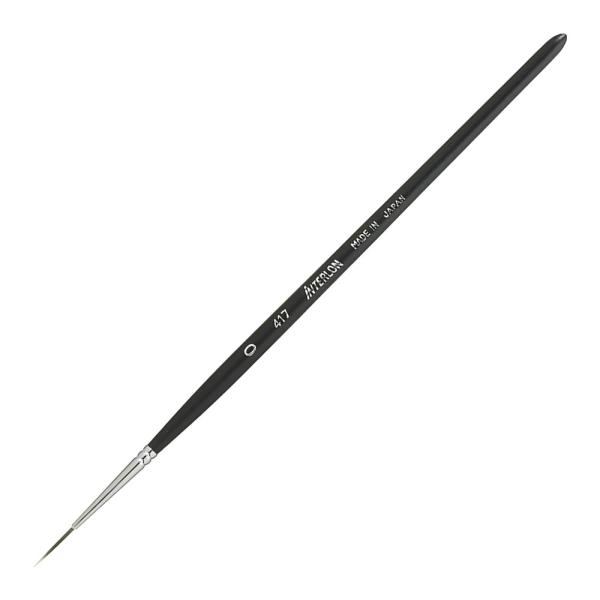 毛質：ナイロン形状：スクリプト　ショートハンドル　　　　　　　　　　　　　　　　　　　　　　　　　　　　　　　　　　　　　　　　　　　　　　　　サイズ：0号　ナイロン画筆を初めてインターロック（形状記憶）を施した画期的な画筆です。天然毛の中...