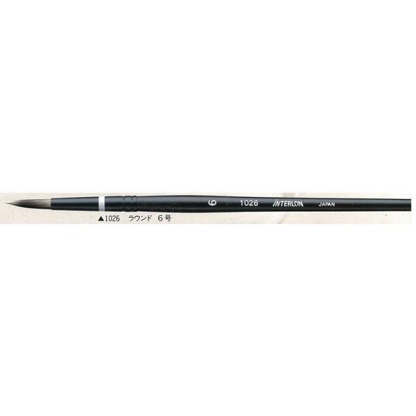 毛質：ナイロン形状：ラウンド　ショートハンドル　　　　　　　　　　　　　　　　　　　　　　　　　　　　　　　　　　　　　　　　　　　　　　　　サイズ：6号　ナイロン画筆を初めてインターロック（形状記憶）を施した画期的な画筆です。天然毛の中で...
