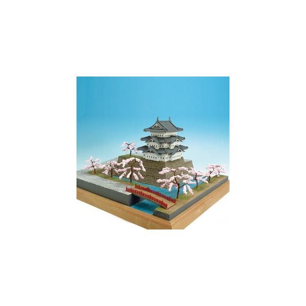 ウッディジョー木製建築模型1/150弘前城レーザーカット加工