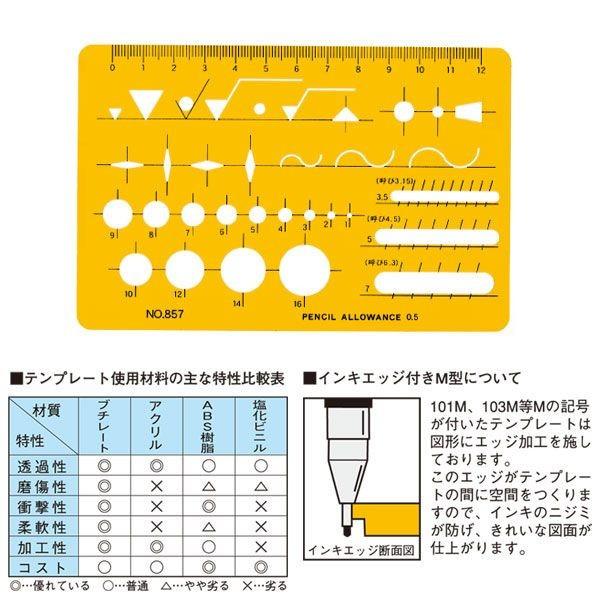 ウチダ マービー テンプレート ｎｏ８５７ 仕上記号 品番 012 0002 アークオアシス ヤフーショップ 通販 Yahoo ショッピング