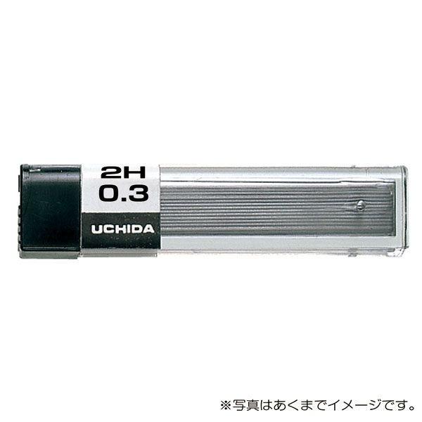 UCHIDA製0.3ミリの製図用のシャープペンシル、0.3mmミリ替え芯付き