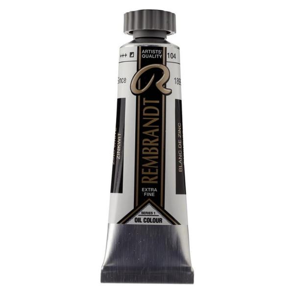 3本セット) レンブラント 油絵具 5号 15ml #104 ジンクホワイト(サ