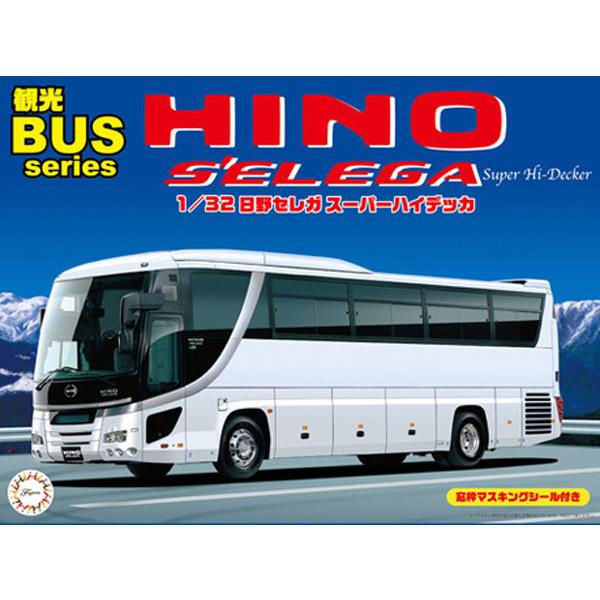 フジミ模型 1/32 BUS 1 日野セレガ スーパーハイデッカー フジミ模型 1/32 BUS 1 日野セレガ スーパーハイデッカー