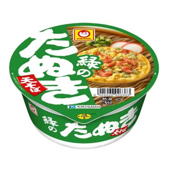 東洋水産 マルちゃん 緑のたぬき天そば 食品 アルコバレーノ(v)