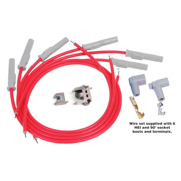 MSDスーパーコンダクタープラグコードSET(8.5mm)汎用 6気筒用 31179