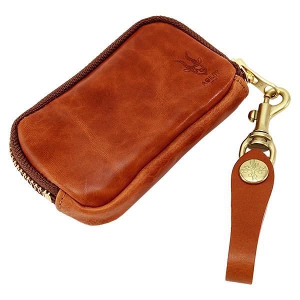 Agility Affa キップワックス ジャンティ ブラウン アジリティ アファ キーケース コインケース 車 リモコン 与え スマートキーケース 小銭入れ メン カードケース