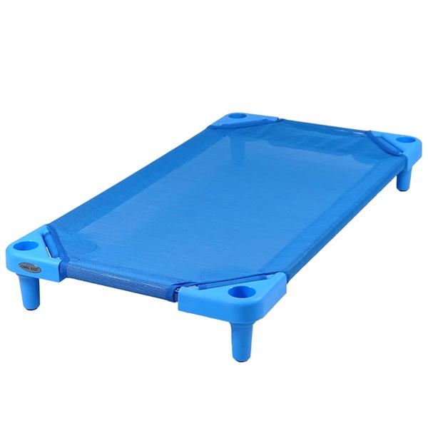 他サイト： スタッキング式 抗菌 お昼寝コット 100サイズ　ブルー　COOL KIDSの商品画像