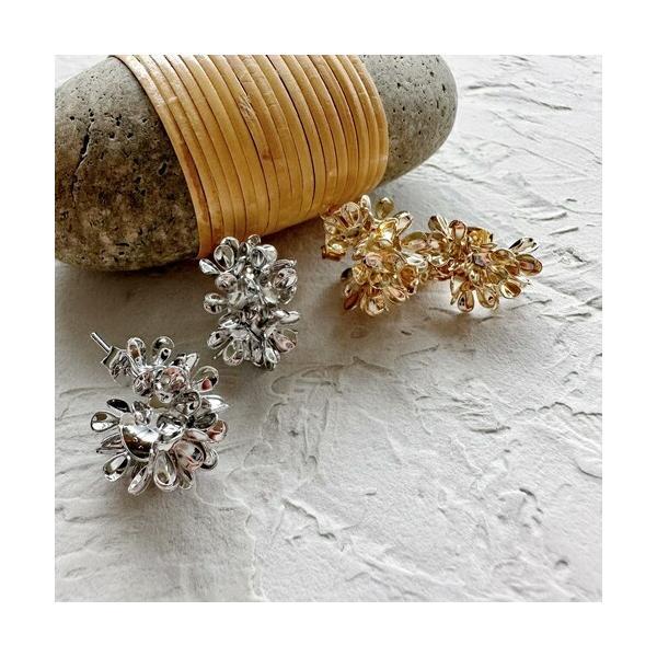 ★エブリディコレクション BLOSSOM HOOP PIERCE ブロッサム フープ ピアス EDC SDシルバー ボール ビーズ ギフト