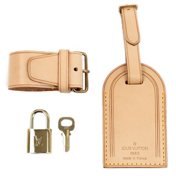 ルイヴィトンネームタグポワニエヌメ革