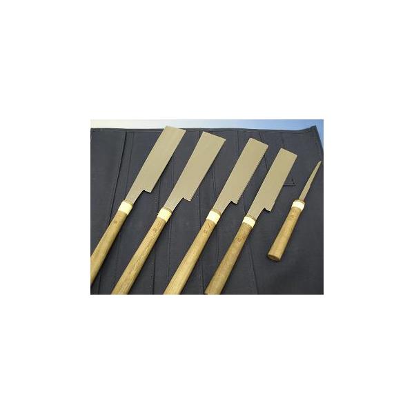 光川順太郎 細工鋸5本組（鋸巻付） カネジュン : 大工道具・金物の専門