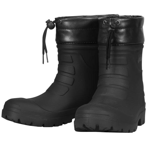 他サイト： エアーラバーブーツ 男性用 ショートタイプ ブラック LL ※取寄品 カジメイク 6435の商品画像