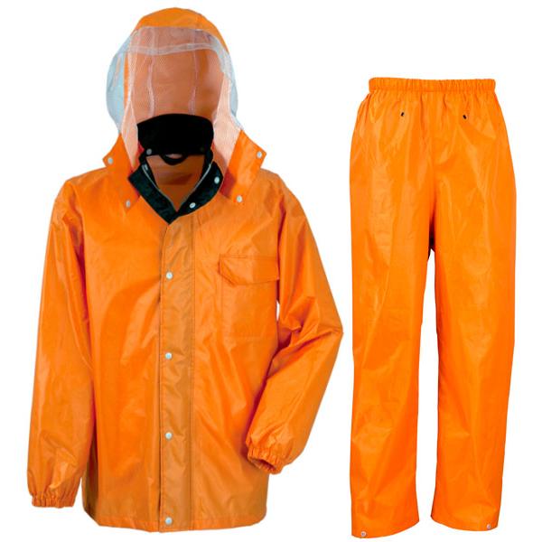 ディフェンドレインスーツ オレンジ 3Lサイズ ※取寄品 カジメイク 3293