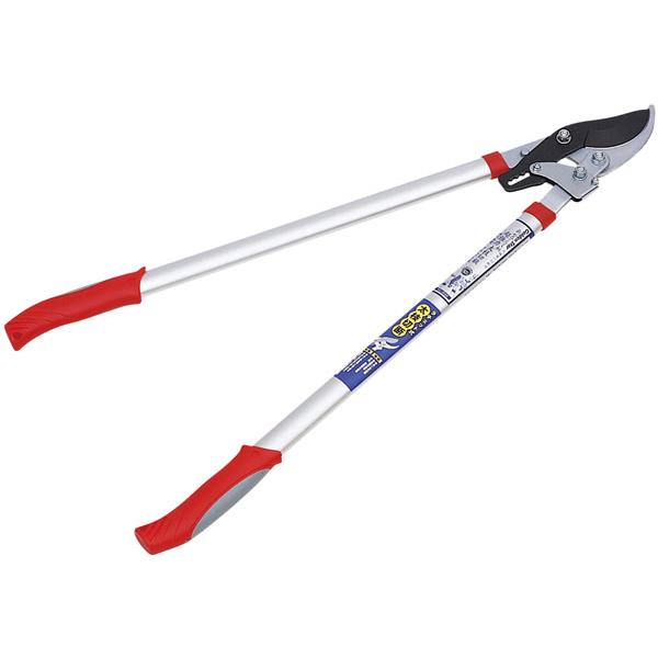 特徴ラチェット機構採用で太い枝も軽い力で楽々切断。仕様全長：770mm刃渡：95mm最大切断目安：50mm※メーカーからの取寄せ商品のため、ご注文後のキャンセル、返品、交換はできません。