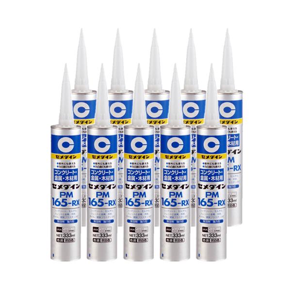 弾性接着剤 コンクリート・金属・木材用 333mL 10個価格 取寄品