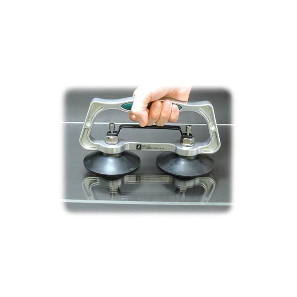 ハンド吸着盤 ダブル B ワンタッチ シンワ 74484 : 大工道具・金物の