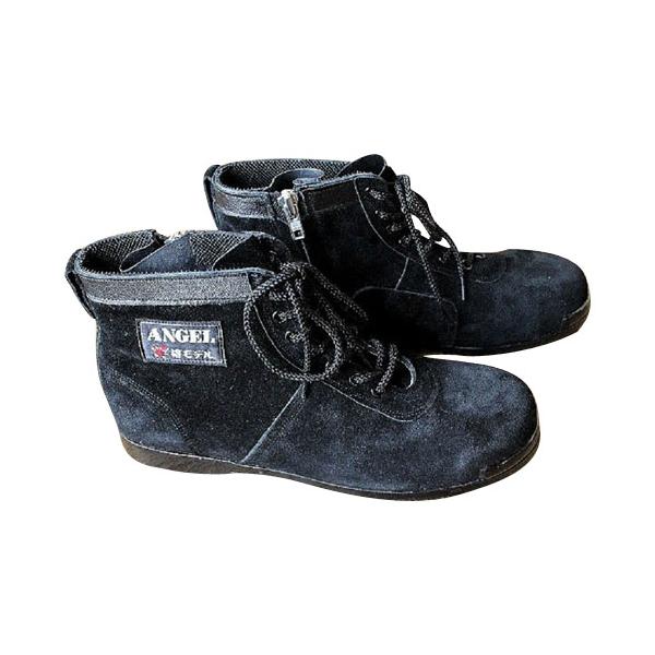 高所用セーフティブーツ ショートタイプ 椿 ブラック 25.0cm ※取