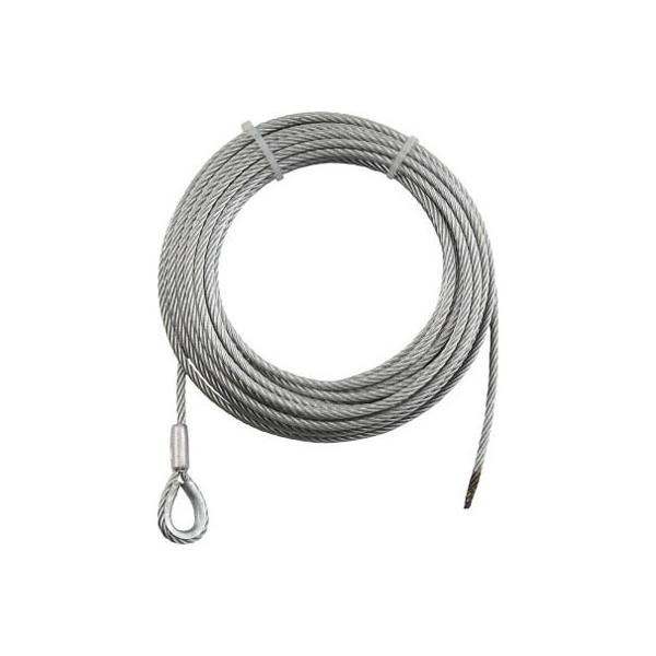 【在庫処分】TRUSCO(トラスコ) 手動ウインチ用SUSワイヤーΦ5×20M用 トラスコ中山:TRUSCO 手動ウインチ用SUSワイヤーΦ5×20M用(シンブル入り