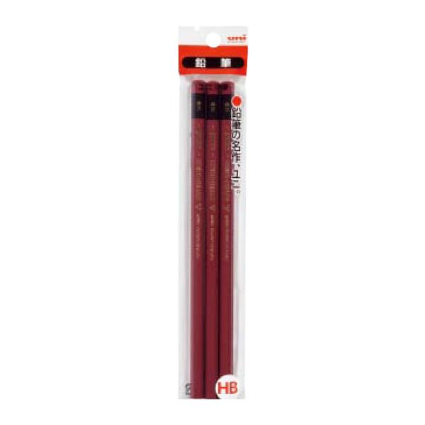 鉛筆 ユニ 1P3本入 HB 【10パックセット】 取寄品 三菱鉛筆 U3PHB