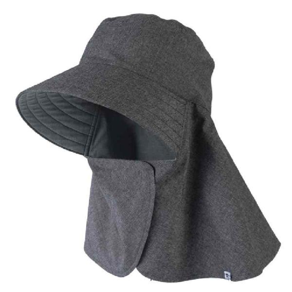 【特長】●ゆったり。頭を締め付けない61cm●幅広のつばでしっかり日差しから守ります。●前を閉じると日よけ・簡易マスクに。●ゆるっとかぶりたい方や男性も余裕の頭周り。●使いやすい無地カラー。【仕様】●サイズ：フリー（61cm）【素材】●表：...