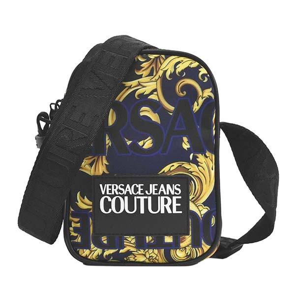 ヴェルサーチ ショルダーバッグ メンズ ダークブルー VERSACE 並行輸入品
