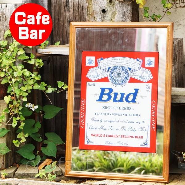 パブミラー バーミラー 鏡 壁掛け バドワイザー ビールBudweiser パブミラー バーミラー 鏡 壁掛け バドワイザー ビールBudweiser