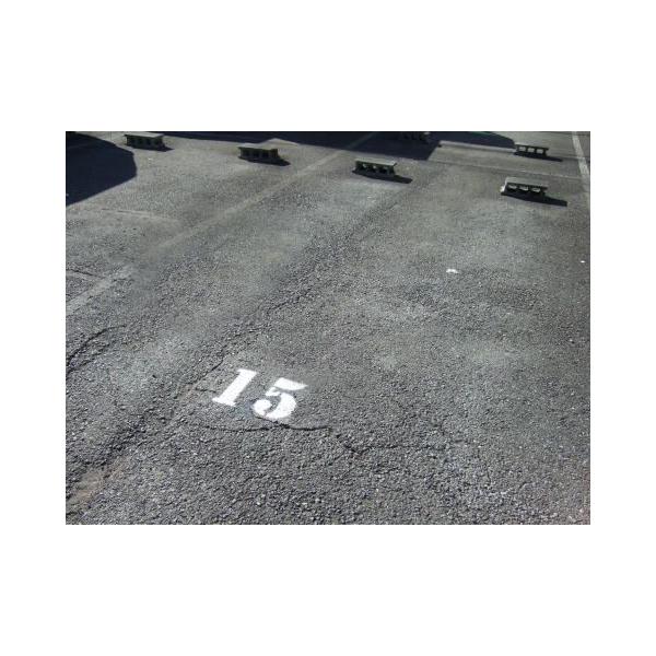 数字ステンシル ジョーホク ステンシルシート 20ピース 字丈約250mm 駐車場 番号に レース ゼッケン ナンバープレート（日本製 ペーパー 文字 シート） /【Buyee】 