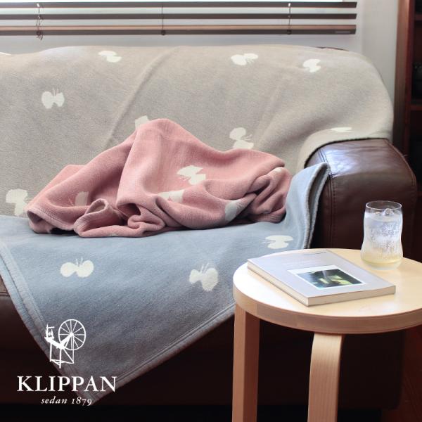 KLIPPAN（クリッパン） ハーフブランケット CHOUCHO 90x140cm ミナ