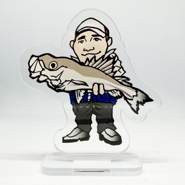 オリジナル　アクリルスタンド　紅蓮の太陽サイズ　本体　約H61mm×W55mm　台座　約38mm×20mm