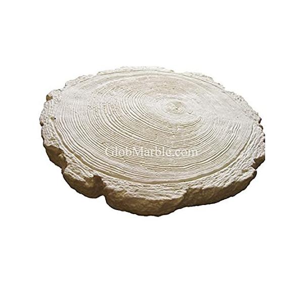 SvitMolds Set of 2 Stepping Stone Log Slab Mold Concrete Cement Mould for  Garden Path#S12
