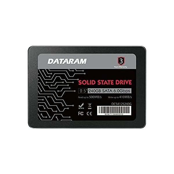 DATARAM 240GB 2.5インチ SSDドライブ ソリッドステートドライブ 