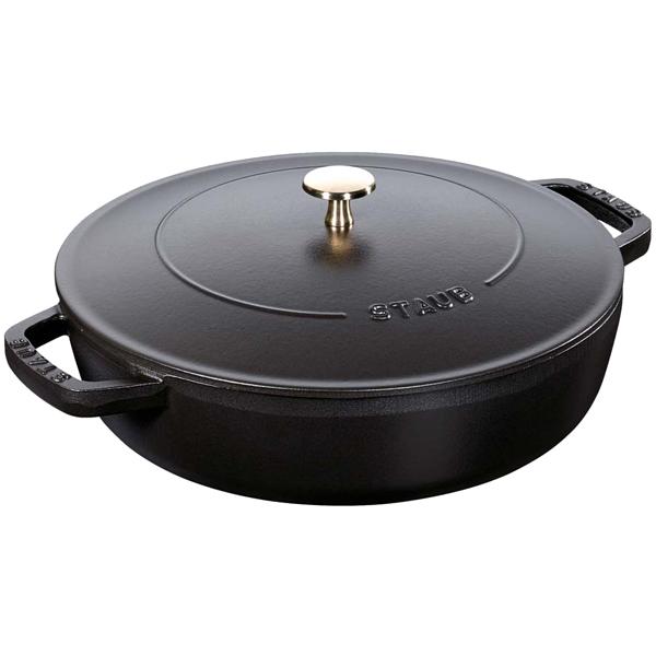m*a様 ストウブ ブレイザーソテーパン 26㎝ ブラック ストウブ（STAUB） ブレイザーソテーパン 26cm ブラック : 厨房市場
