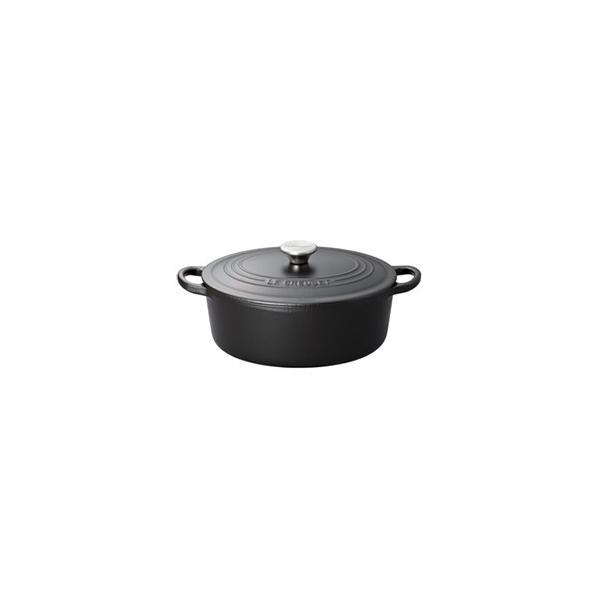 ル・クルーゼ ココット・オーバル 27cm 2102-27 [マットブラック ル・クルーゼ ココット・オーバル 27cm 2102-27 [マットブラック