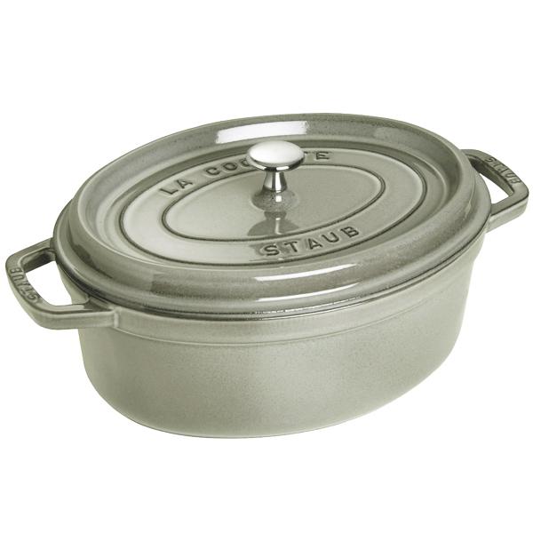 ストウブ（STAUB） ピコ・ココット オーバル 33cm グレー : 厨房市場