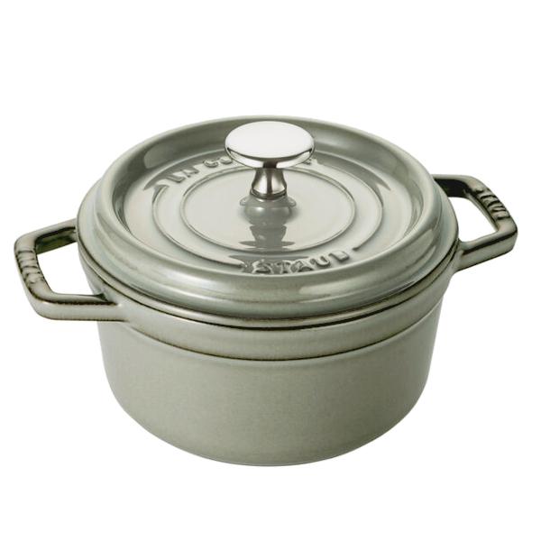 ストウブ（STAUB） ピコ・ココット ラウンド 12cm グレー : 厨房市場