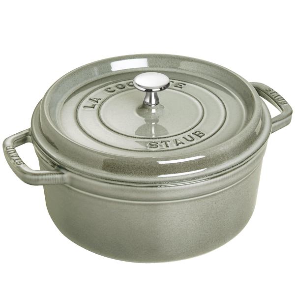 ストウブ（STAUB） ピコ・ココット ラウンド 24cm グレー : 厨房市場