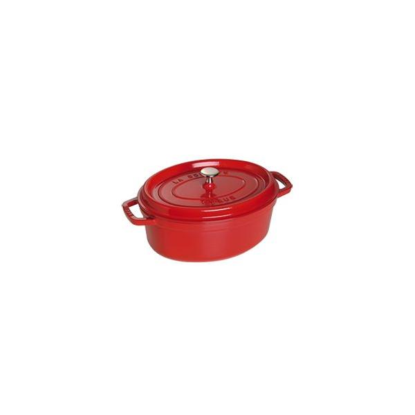 ストウブ（STAUB） ピコ・ココット オーバル 11cm チェリー : 厨房市場