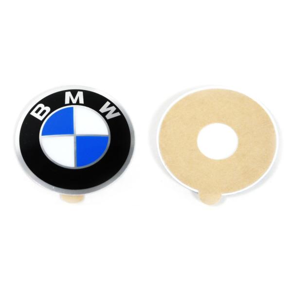 BMW純正部品（ドイツ直輸入） 45mm ステアリング ホイールエンブレム（一部のバイクにも適合） 36131181082