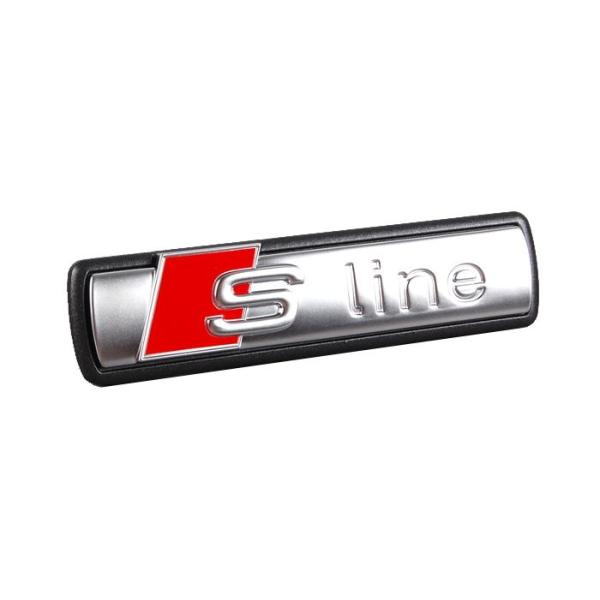 アウディ純正部品（ドイツ直輸入） S-lineエンブレム フロントグリル用 4F0853736A2ZZ