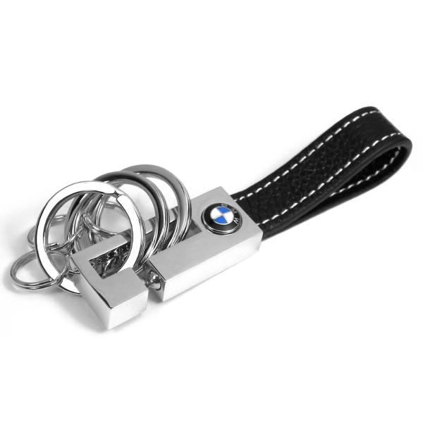 BMW純正部品（US限定） BMW 3リング レザーキーリング 80232209854