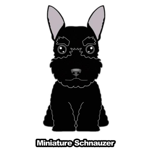 ミニチュアシュナウザー シュナウザー立ち耳 ファンシータイプ 犬 犬ステッカー 車 窓 玄関 犬種別 名前 ステッカー ドッグステッカー グッズ カーステッカー S Msuf01 Argent 通販 Yahoo ショッピング