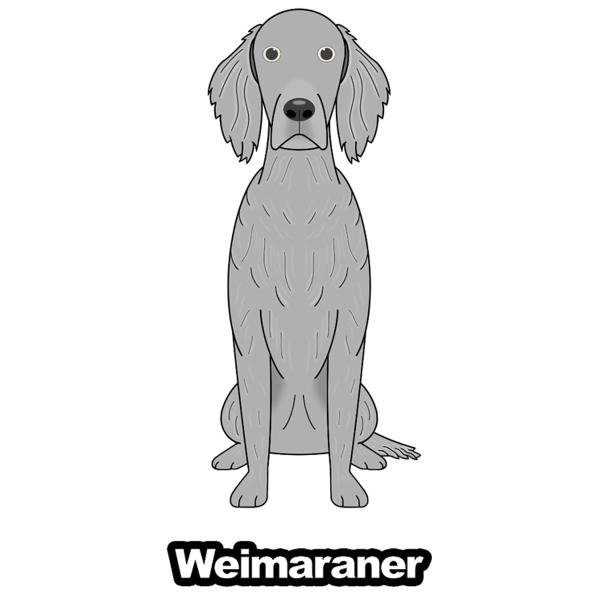 ワイマラナー ロングヘアード 犬 犬ステッカー 車 窓 玄関 犬種別 名前 ステッカー カーステッカー グッズ ドッグステッカー S Wml01 Argent 通販 Yahoo ショッピング